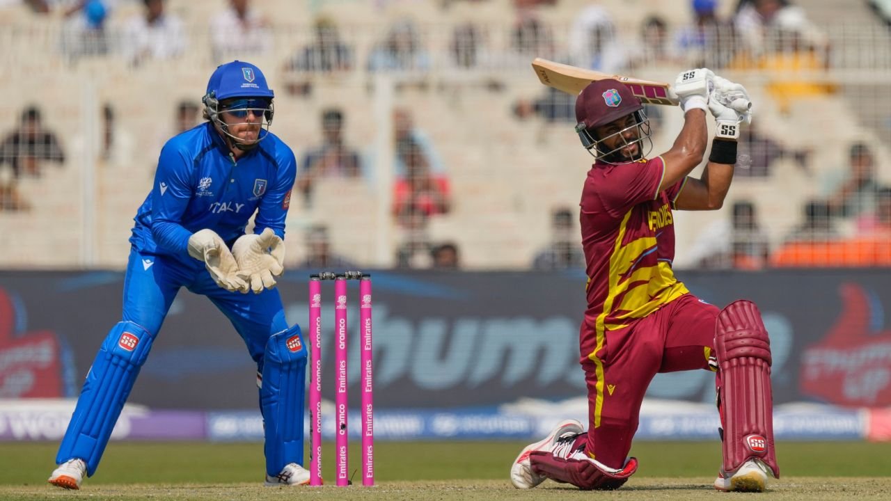वेस्टइंडीज ने इटली को हराया, बिना हारे रन सुपर 8 के लिए क्वालीफाई